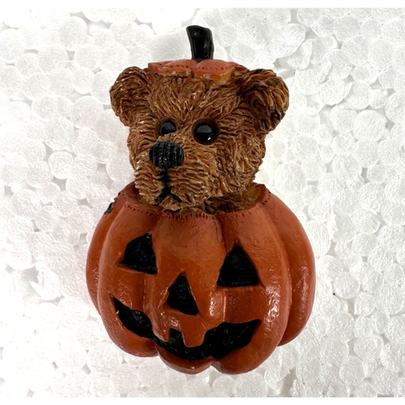 Boyds Bears Trick or Treat Halloween Pin Jack O Lantern - Picture 1 of 7